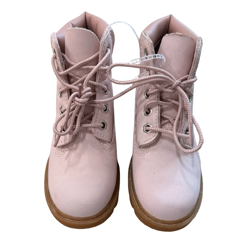 NWT Timberland Pink Waterproof Toddler Boots Girls Size 9.5 Blush No Box